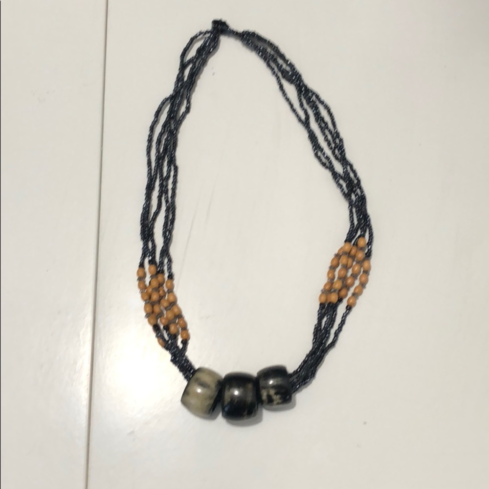 Boho tribal necklace jewelry outfit chain hippy